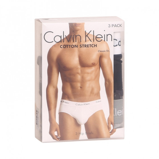 3PACK Мъжки слипове Calvin Klein многоцветен (U2661G-YKS)