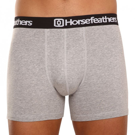 3PACK Мъжки боксерки Horsefeathers Dynasty heather gray (AM067C)