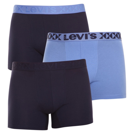 3PACK Мъжки боксерки Levis blue (701203918 001)