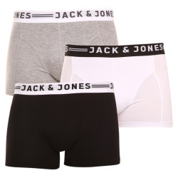 3PACK Мъжки боксерки Jack and Jones многоцветен (12081832 - light grey)