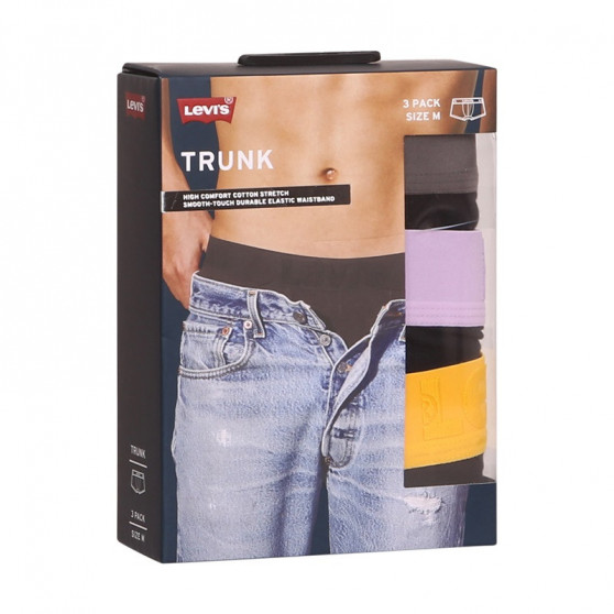 3PACK Мъжки боксерки Levis черено (905042001 016)