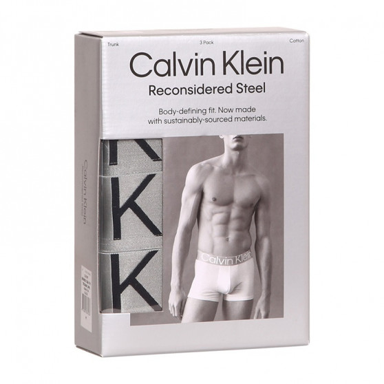 3PACK Мъжки боксерки Calvin Klein черено (NB3130A-7V1)