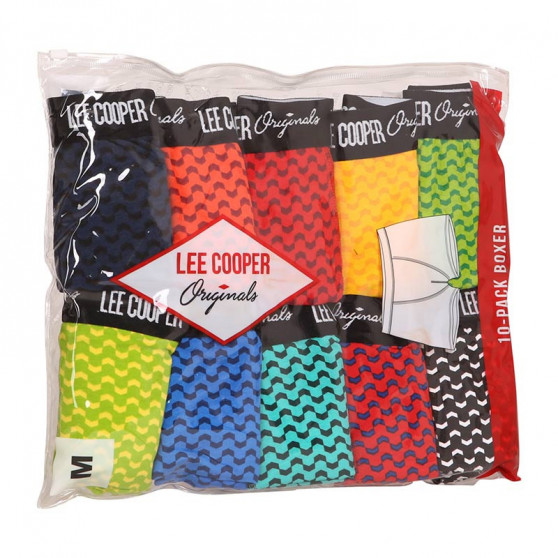 10PACK Мъжки боксерки Lee Cooper многоцветен (LCUBOX10P0103-1769862)