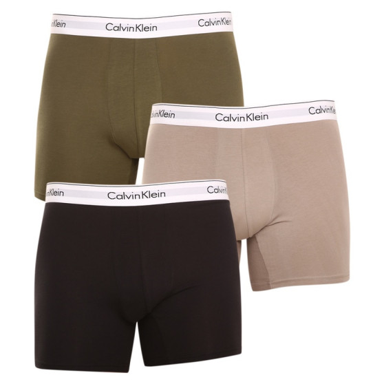 3PACK Мъжки боксерки Calvin Klein многоцветен (NB2381A-67A)