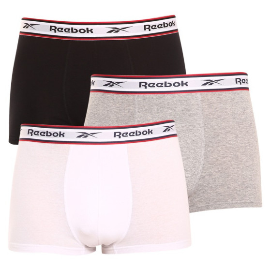 3PACK Мъжки боксерки Reebok Barlow многоцветен (U5_C8265_RBK_S3PKB)