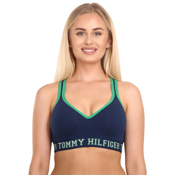 Дамски сутиен Tommy Hilfiger син (UW0UW03948 C5F)