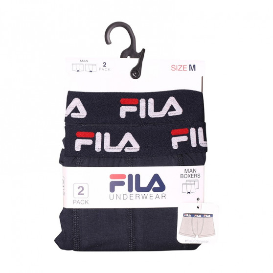 2PACK Мъжки боксерки Fila blue (FU5142/2-321)