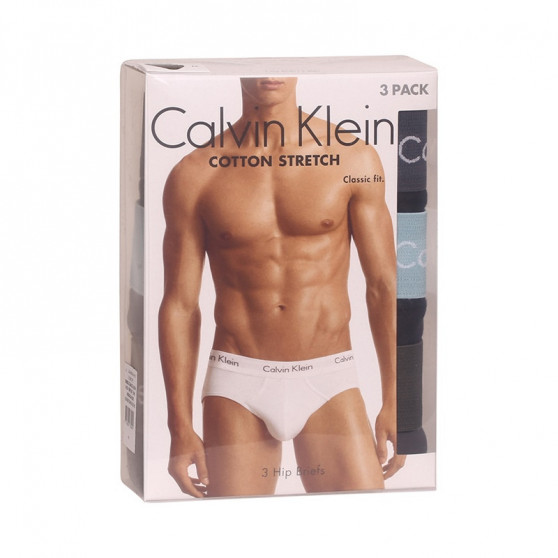 3PACK Мъжки слипове Calvin Klein многоцветен (U2661G-6EW)