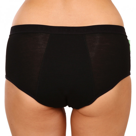 Bodylok Менструални бикини Bamboo Hi-Waist Black Medium Менструация (BD22044)