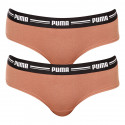 2PACK дамски бразилски бикини Puma brown (603043001 010)