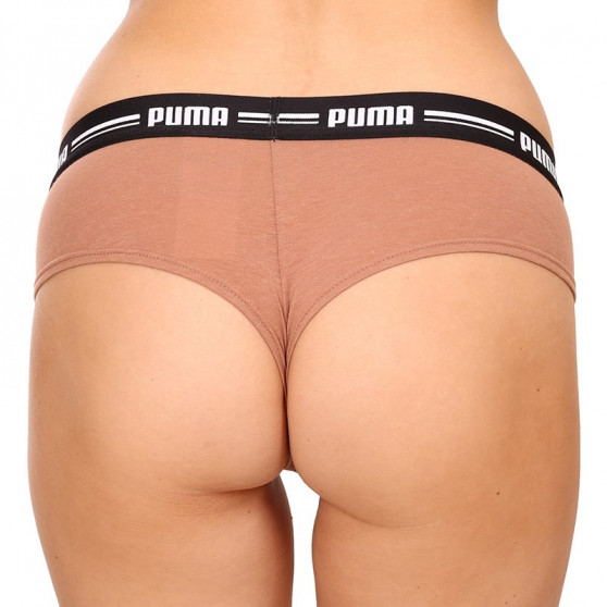 2PACK дамски бразилски бикини Puma brown (603043001 010)