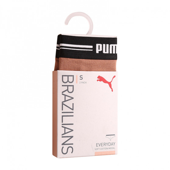 2PACK дамски бразилски бикини Puma brown (603043001 010)