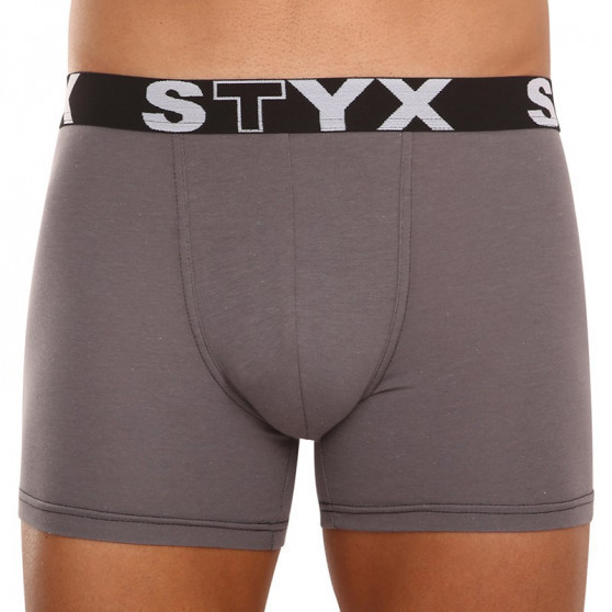 3PACK Мъжки боксерки Styx дълги спортни еластични многоцветни (U9696863)