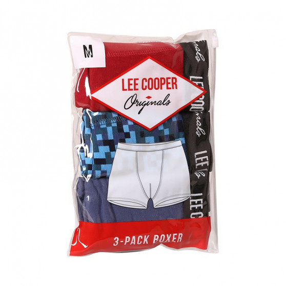 3PACK Мъжки боксерки Lee Cooper многоцветен (LCUBOX3P2-1946710)