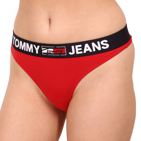 Дамски стрингове Tommy Hilfiger червен (UW0UW02823 XLG)