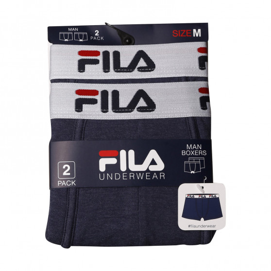 2PACK Мъжки боксерки Fila blue (FU5016/2-272)