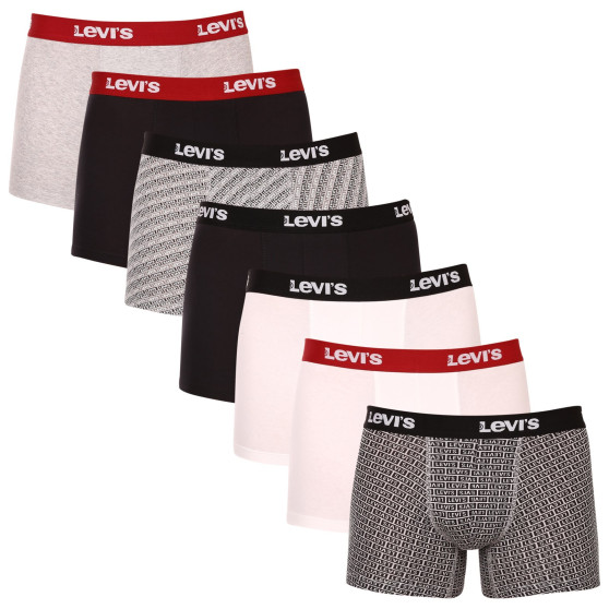 7PACK Мъжки боксерки Levis многоцветен (701222089 004)