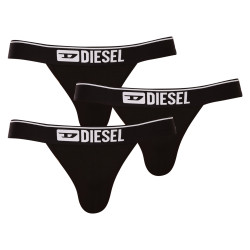 3PACK мъжки анцузи Diesel черено (00SH9I-0GDAC-E4101)