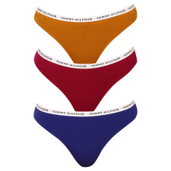 3PACK Дамски стрингове Tommy Hilfiger многоцветен (UW0UW02829 0XH)