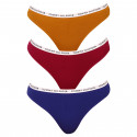 3PACK Дамски стрингове Tommy Hilfiger многоцветен (UW0UW02829 0XH)