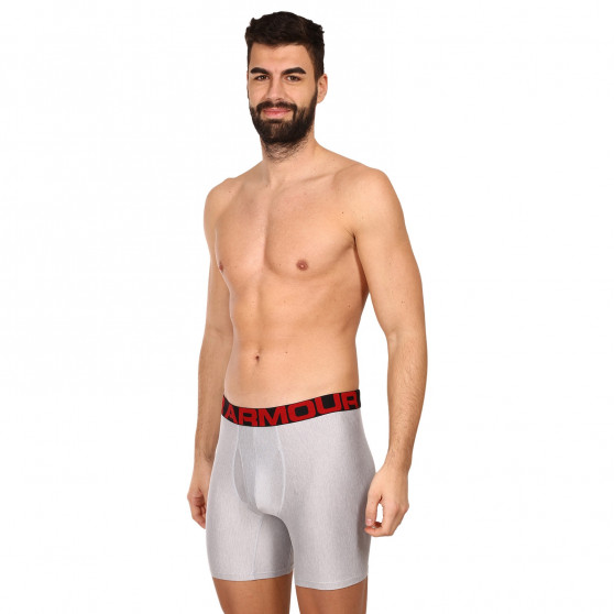 2PACK Мъжки боксерки Under Armour сиво (1363619 011)