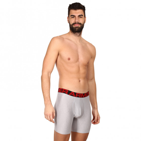 2PACK Мъжки боксерки Under Armour сиво (1363619 011)