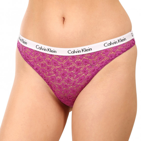 3PACK Дамски бразилски бикини Calvin Klein multicoloured (QD3925E-6VY)