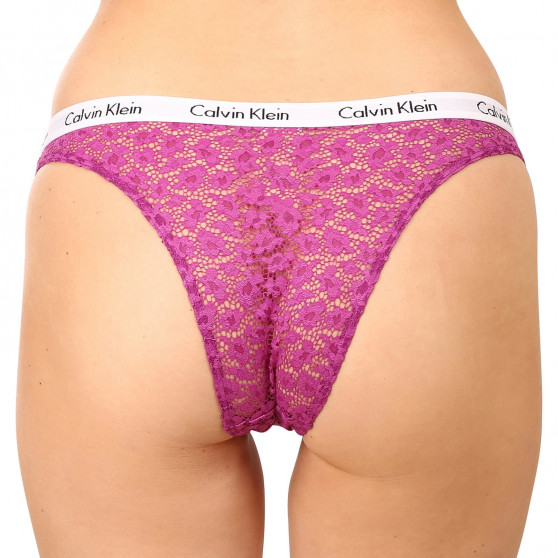 3PACK Дамски бразилски бикини Calvin Klein multicoloured (QD3925E-6VY)