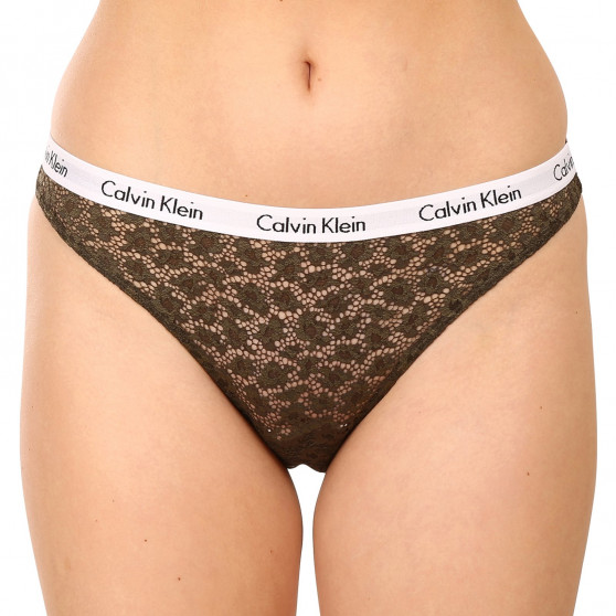 3PACK Дамски бразилски бикини Calvin Klein multicoloured (QD3925E-6VY)