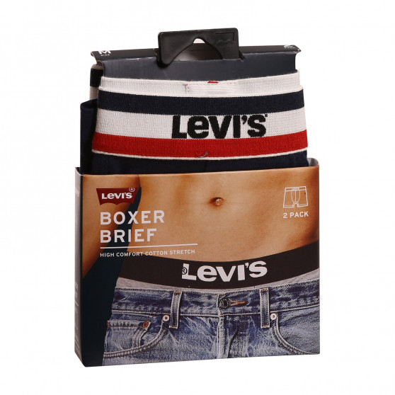 2PACK Мъжки боксерки Levis многоцветен (905005001 198)