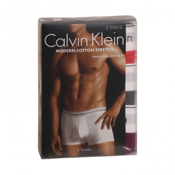 3PACK Мъжки боксерки Calvin Klein многоцветен (NB2380A-6ME)