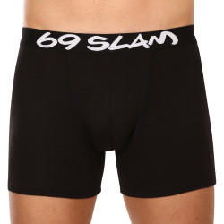 Мъжки боксерки 69SLAM fit бамбук plain (MBVPLN-BK)