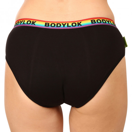 Момичешки бикини Bodylok менструално черно (BD2401)