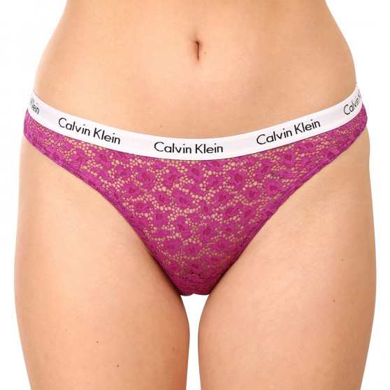 3PACK дамски бикини Calvin Klein извънгабаритен multicolour (QD3975E-6Q2)