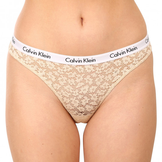 3PACK дамски бикини Calvin Klein извънгабаритен multicolour (QD3975E-6Q2)