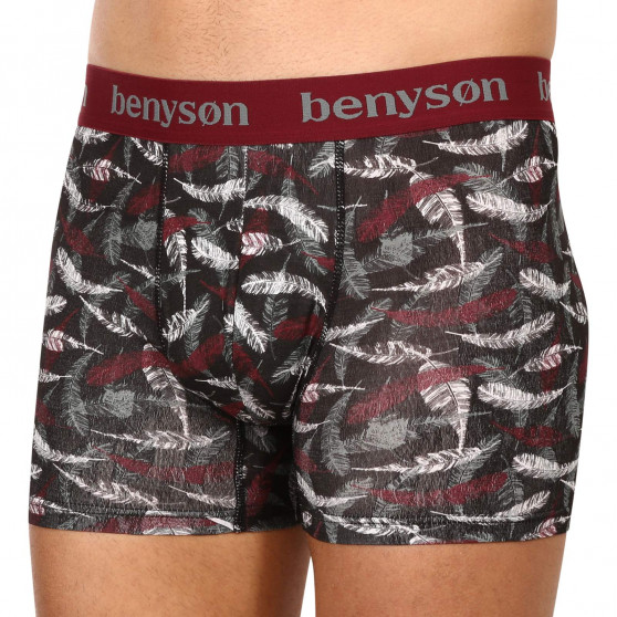 3PACK Мъжки боксерки Benysøn бамбук multicolour (BENY-7010)