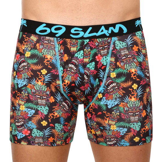 Мъжки боксерки 69SLAM fit hawaiian tiki (MBYHWT-PO)