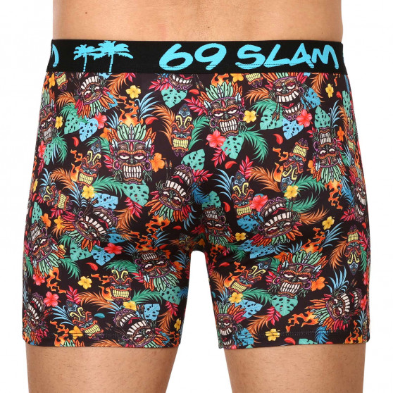 Мъжки боксерки 69SLAM fit hawaiian tiki (MBYHWT-PO)