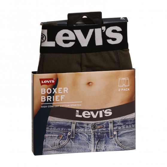 2PACK Мъжки боксерки Levis green (905001001 011)