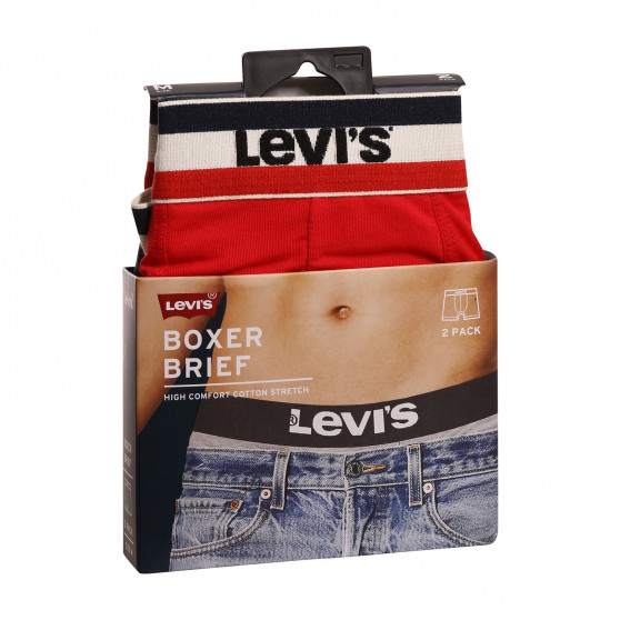 2PACK Мъжки боксерки Levis многоцветен (905005001 786)