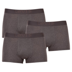 3PACK Мъжки боксерки Levis сиво (905042001 007)