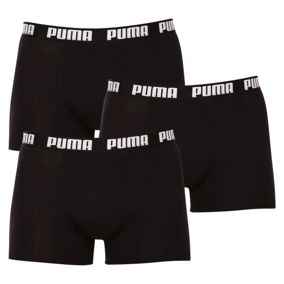 3PACK Мъжки боксерки Puma черено (701206546 001)