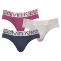 3PACK Мъжки слипове Calvin Klein многоцветен (NB3129A-C7Y)