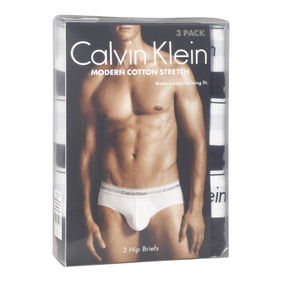 3PACK мъжки слипове Calvin Klein черено (NB2379A-001)