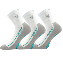 3PACK чорапи VoXX бели (Barefootan-white)