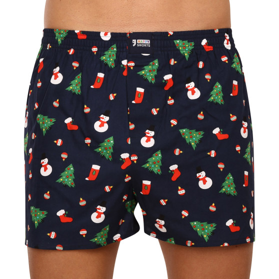 3PACK Мъжки боксерки Happy Shorts многоцветен (HS 2838586)