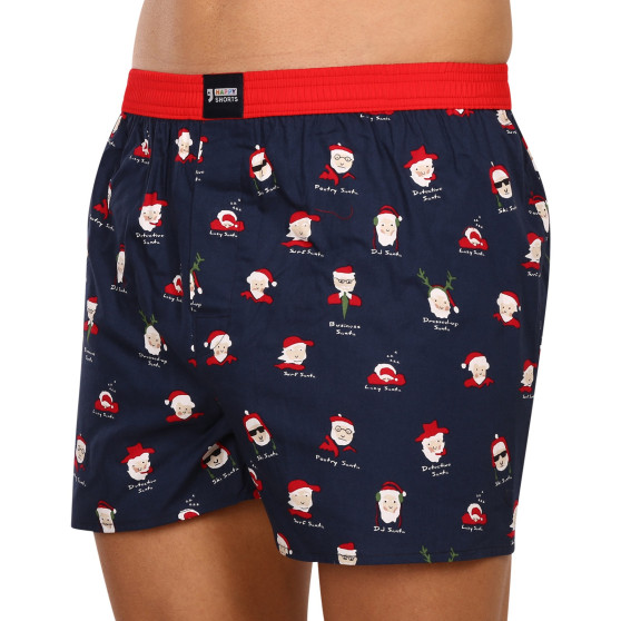 3PACK Мъжки боксерки Happy Shorts многоцветен (HS 2838586)