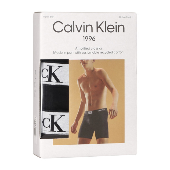 3PACK Мъжки боксерки Calvin Klein черено (NB3529A-UB1)