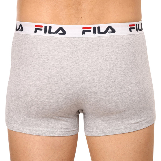 3PACK Мъжки боксерки Fila сиво (FU5016/3-400)