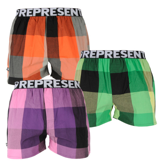 3PACK мъжки боксерки Represent Mikebox (R1M-BOX-02515357)